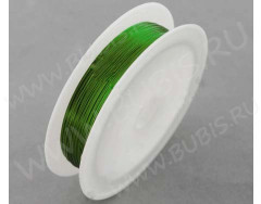 Проволока медная 03 толщина 0,3мм зелёная (Copper) (20м)