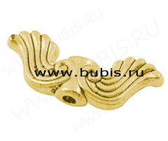 Крылья 12 3D 19*7,5*3,5мм античное золото (литьё)