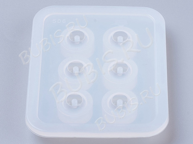 Молд 095 для эпоксидной смолы Бусина Абакус Рондель 12*7мм (силикон)