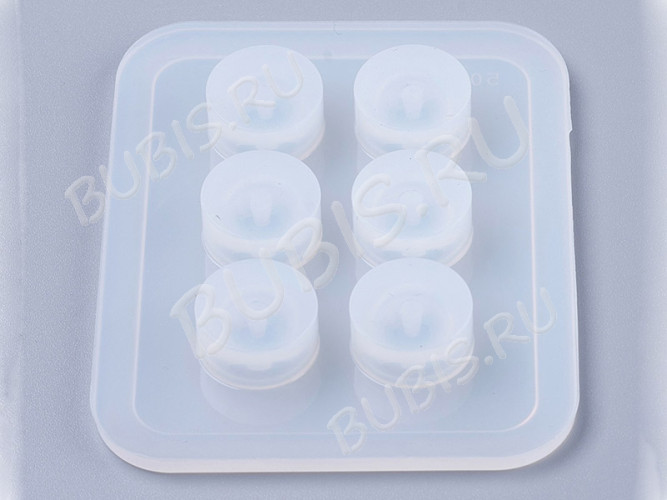 Молд 095 для эпоксидной смолы Бусина Абакус Рондель 12*7мм (силикон)