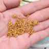 Колечки одинарные 4*0,8мм Real Gold Plated 18K золотистые (Хирургическая сталь) (20шт) Купить Колечки одинарные 4*0,8мм Real Gold Plated 18K золотистые (Хирургическая сталь) (20шт) с доставкой по России