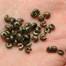 Купить Обжимная бусина 09 маскировочная разъёмная покрывная 3*2мм античная бронза (Iron) (20шт) с доставкой по России