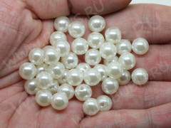 Бусина Округлая 18 &quot;Жемчуг&quot; 8мм айвори (акрил) (20шт)