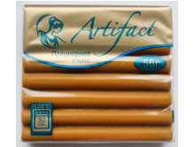 Полимерная глина Артефакт 448 Охра золотистая классический 56г.