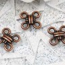 (СКИДКИ!!!) 001 Коннектор Узел двусторонний 10*10*3мм античная медь (литьё) (10шт.) Купить (СКИДКИ!!!) 001 Коннектор Узел двусторонний 10*10*3мм античная медь (литьё) (10шт.) с доставкой по России