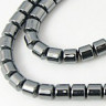 Купить Бусина каменная Цилиндр 05 4,3*3,2мм Гематит синт. (камни) (НИТЬ) с доставкой по России