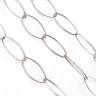 Цепочка S66 Овальная крупная 20*10*1мм цвет платины (Хирургическая сталь) (50см) Купить Цепочка S66 Овальная крупная 20*10*1мм цвет платины (Хирургическая сталь) (50см) с доставкой по России