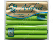 Полимерная глина Артефакт 458 Кленово зеленый классический 56г.