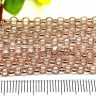 Цепочка I116 Роло "Rolo" округлое звено 3,5*3,5мм св.розовое золото (Iron) (50см) Купить Цепочка I116 Роло "Rolo" округлое звено 3,5*3,5мм св.розовое золото (Iron) (50см) с доставкой по России