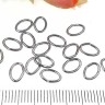 Колечки овальные закрытые разъёмные 7*5мм цвет платины (Iron) (20шт.) Купить Колечки овальные закрытые разъёмные 7*5мм цвет платины (Iron) (20шт.) с доставкой по России