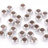 (СКИДКИ!!!) Бусина 162 Шарик Рондель 5*3,5мм цвет платины (Хирургическая сталь) (10шт) Купить (СКИДКИ!!!) Бусина 162 Шарик Рондель 5*3,5мм цвет платины (Хирургическая сталь) (10шт) с доставкой по России