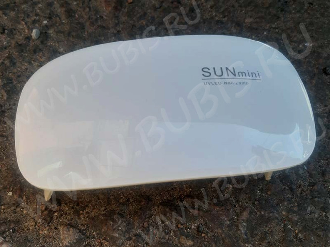 УФ лампа 09 6Вт 6 LED складная мини белая (инструменты для смолы)