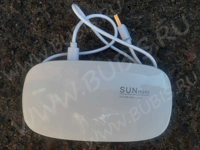 УФ лампа 09 6Вт 6 LED складная мини белая (инструменты для смолы)