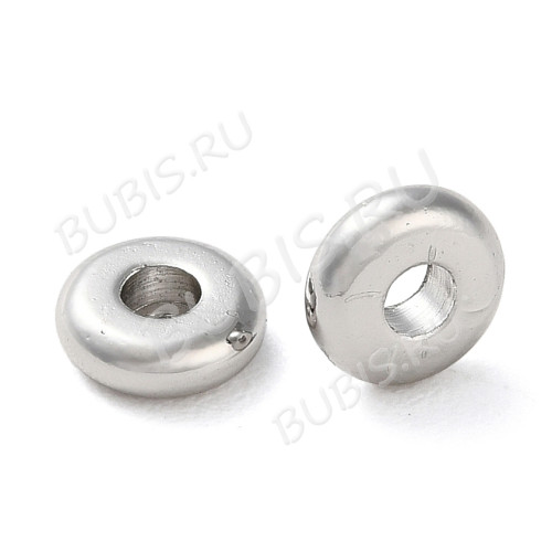 Рондели 104 Шайбочки 5,8*5,8*2мм цвет платины (Brass) (10шт)