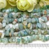 Крошка (галтовка) каменная 141 5-9мм Амазонит натуральный (камни) (нить 40см) Купить Крошка (галтовка) каменная 141 5-9мм Амазонит натуральный (камни) (нить 40см) с доставкой по России