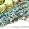 Крошка (галтовка) каменная 141 5-9мм Амазонит натуральный (камни) (нить 40см) Купить Крошка (галтовка) каменная 141 5-9мм Амазонит натуральный (камни) (нить 40см) с доставкой по России