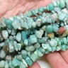 Крошка (галтовка) каменная 141 5-9мм Амазонит натуральный (камни) (нить 40см) Купить Крошка (галтовка) каменная 141 5-9мм Амазонит натуральный (камни) (нить 40см) с доставкой по России