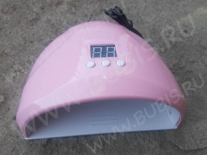 УФ лампа 10 ПРОФИ 36Вт 12 LED бело-розовая (инструменты для смолы)