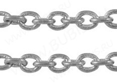 Цепочка I022 с простым плетением звено 2*1,7мм цвет платины (Iron) (50см)