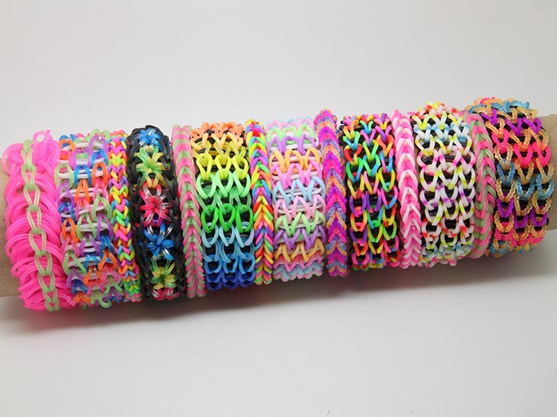 Купить набор резинок для плетения браслетов Loom Bands
