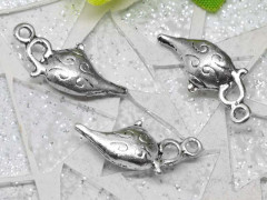 Подвеска Чайник 13 3D лампа Алладина 18*7,5*3,5мм античное серебро (литьё)